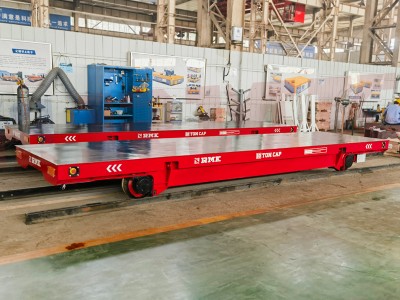 รถเข็นถ่ายโอนทางรถไฟที่ใช้ในการประชุมเชิงปฏิบัติการการผลิต