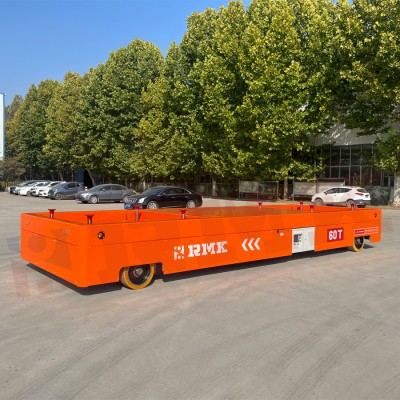 60 ตัน Heavy Duty Hydraulic Lifting Trackless รถเข็น