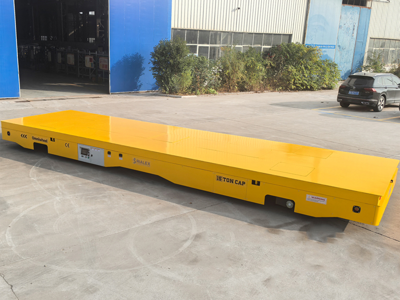 รถเข็นถ่ายโอนแบตเตอรี่ Omniwheel 15 ตัน